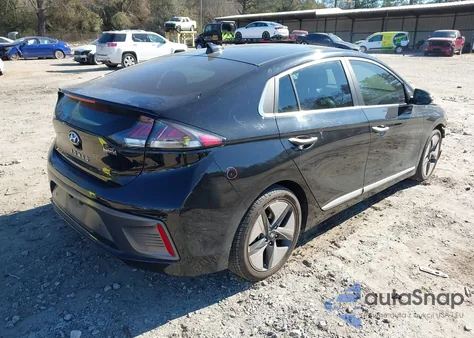 2021 Hyundai Ioniq Hybrid Limited из США, поврежденный, VIN KMHC05LC9MU255191